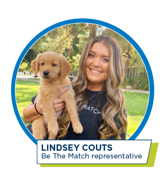 Lindsey Couts, Be The Match representative