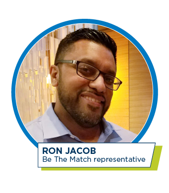 Ron Jacob, Be The Match representative