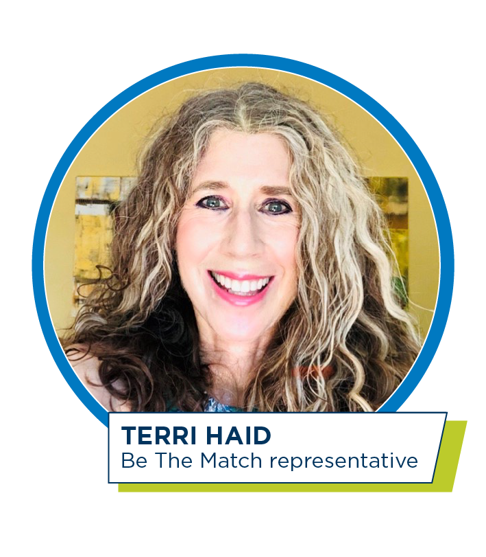 Terri Haid, Be The Match representative