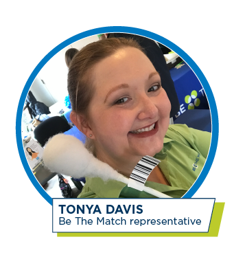 Tonya Davis, Be The Match representative