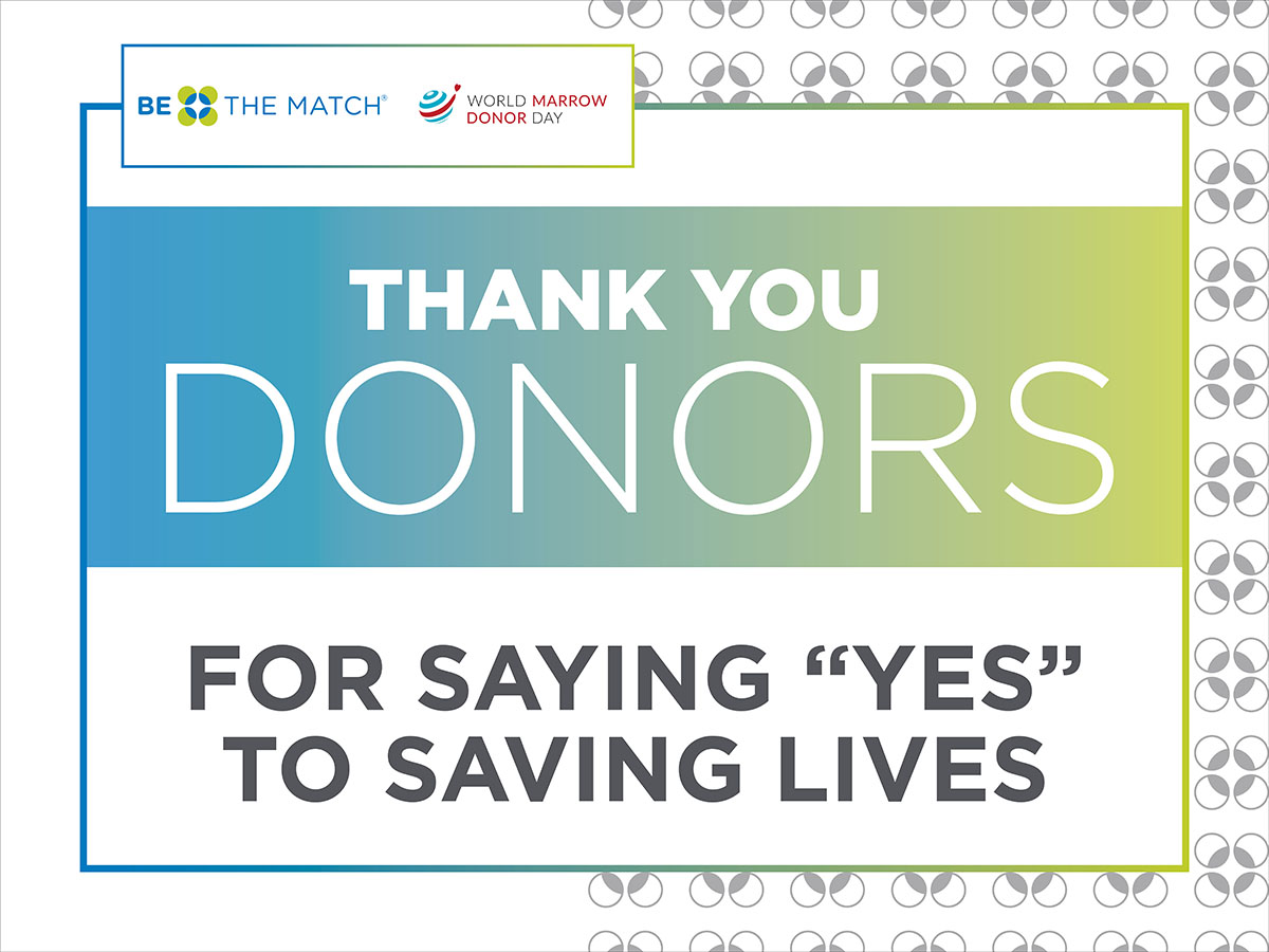 Thank you donors for saying yes to saving lives